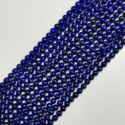 Lapis Lazuli AAA Polished Round Beads image 3