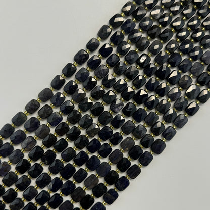 Iolite Rectangular Faceted Cushion Cut 10xÂ8 mm Beads image 3