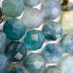 Blue Tourmaline Faceted Round Beads image 4