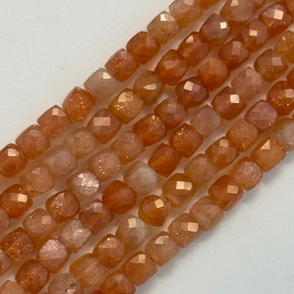 Sunstone Square Beads image 9
