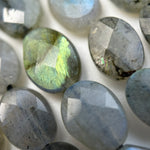 Labradorite Faceted Oval Beads (A) image 3