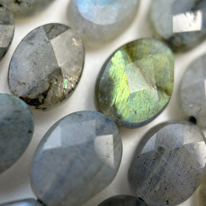 Labradorite Faceted Oval Beads (A) image 3