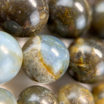 Blue Opal Polished Round Beads image 3