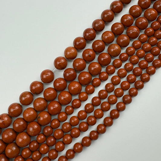 Jasper Red Polished Round (AA Quality)