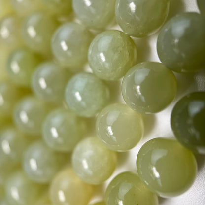 Hetian China Jade Polished Round Beads image 3