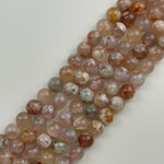 Green Sakura Agate Polished Round Beads image 6