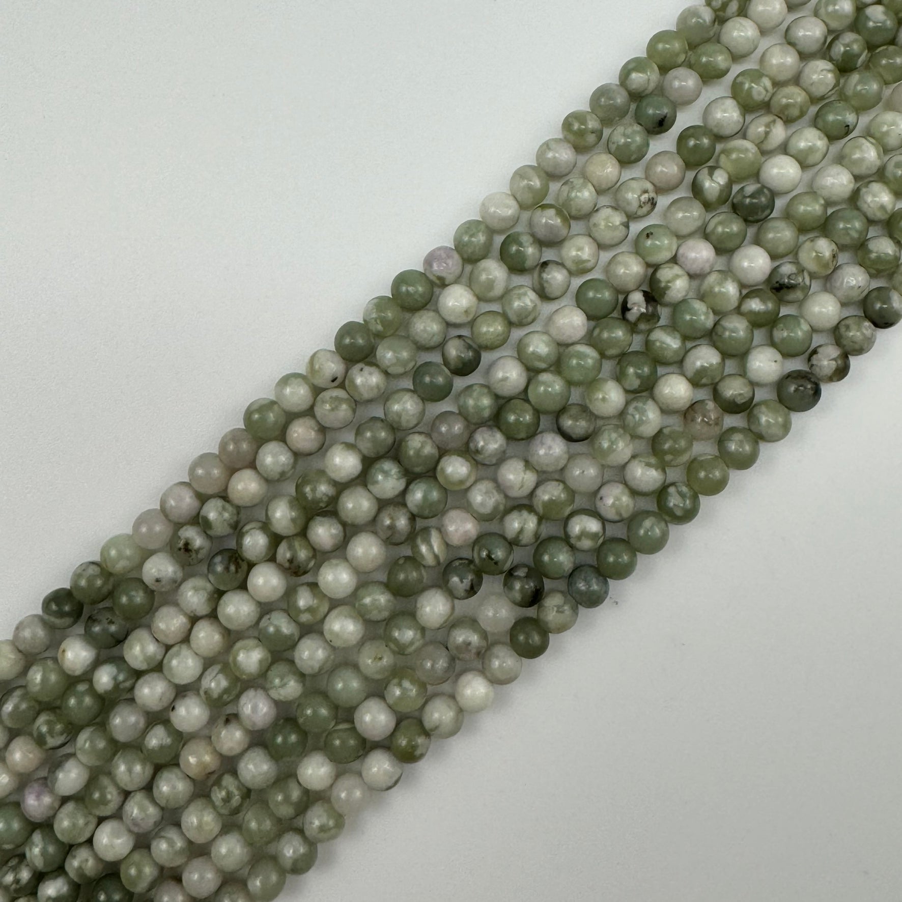 Peace Jade Polished Round Beads image 3