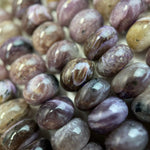 Charoite Rondelle Polished Beads image 7