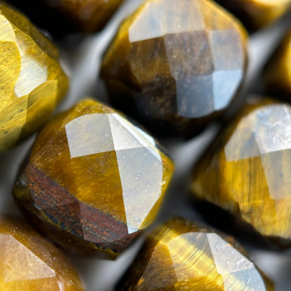 Tiger's Eye Square Beads image 3