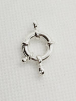 14mm Round Clasp | 925 Sterling Silver image 1