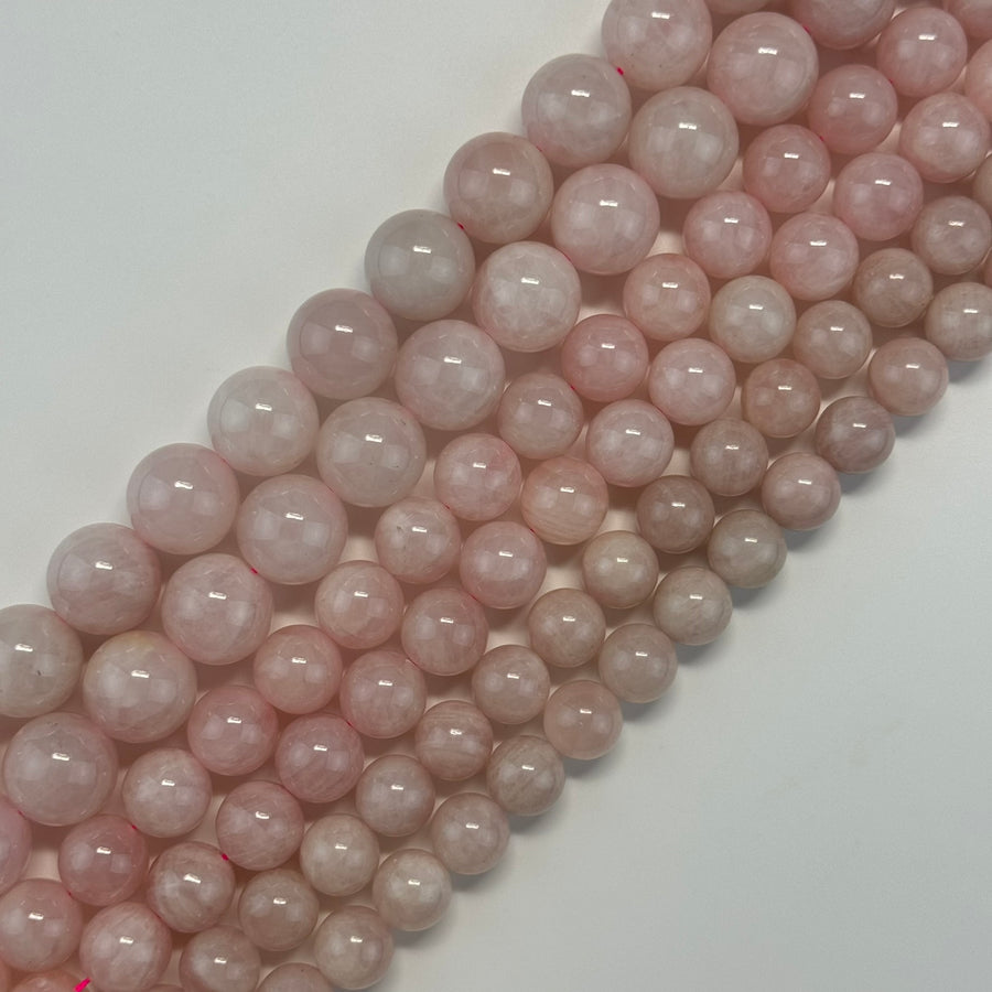 Rose Quartz Polished  Round Beads image 0