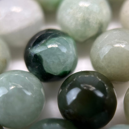 Burma Jade Polished Round Beads image 1