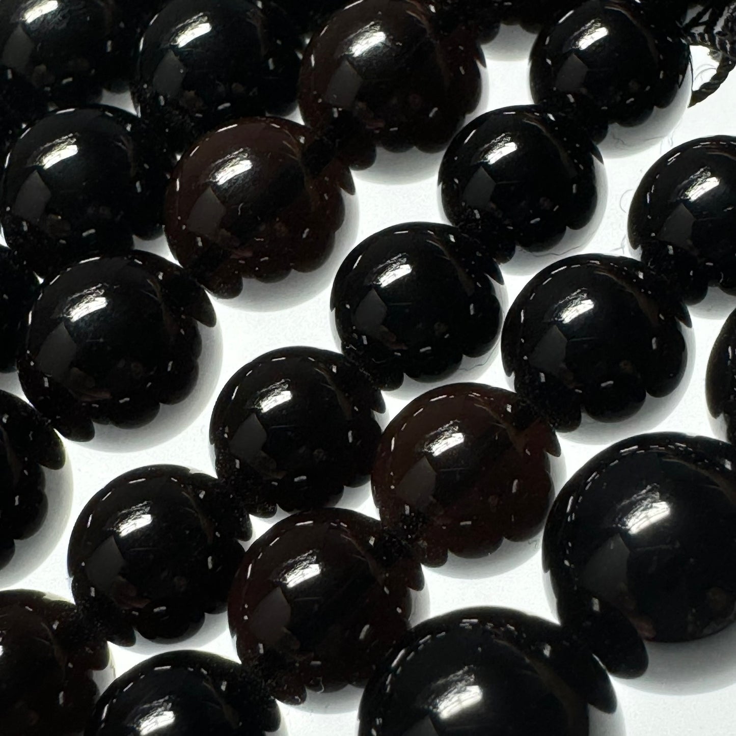 Morion Polished Round Beads image 3