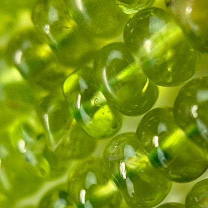 Peridot AA Rondelle Polished Beads image 6