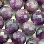 Purple Sapphire Faceted Round Beads image 6