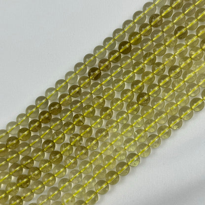 Lemon Quartz Polished Round Beads image 4