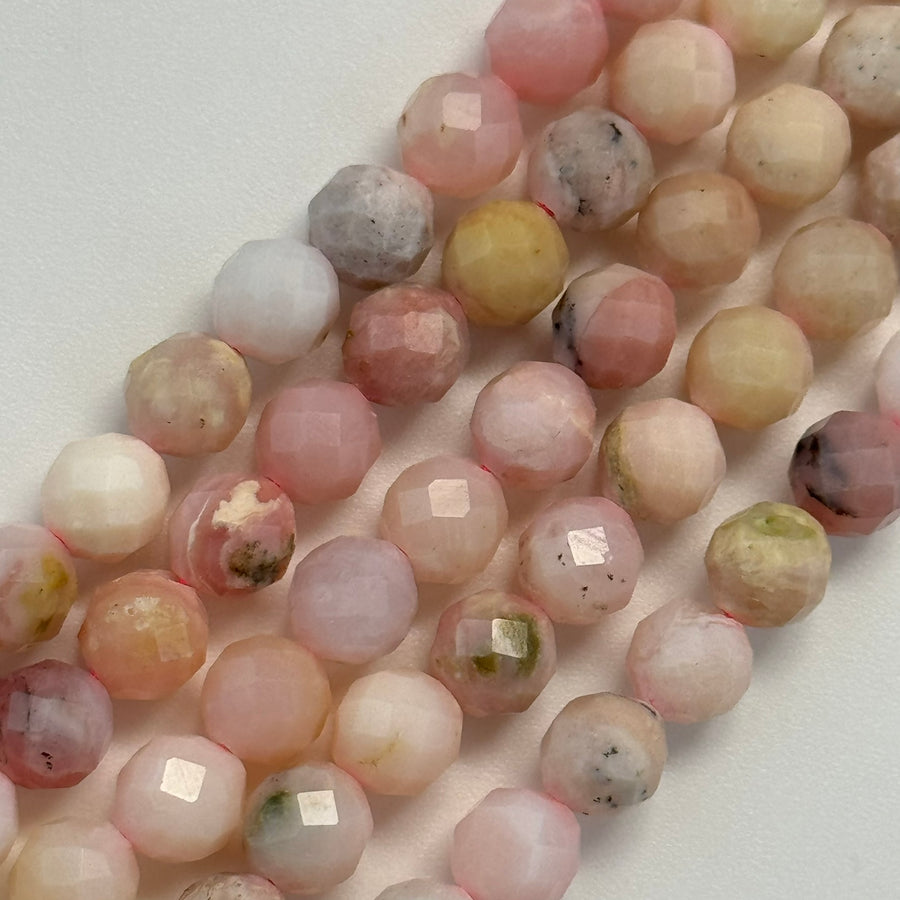 Opal Faceted Round Beads image 0