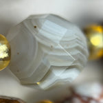 Crazy Lace Agate Faceted Barrel 8 Beads image 9