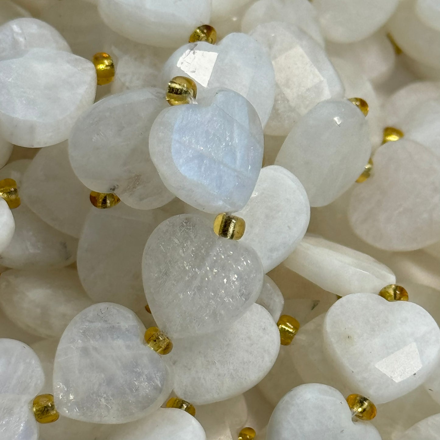 Rainbow Moonstone Faceted Heart 12ÃƒÆ’Ã†â€™Ãƒâ€ Ã¢â‚¬â„¢ÃƒÆ’Ã‚Â¢ÃƒÂ¢Ã¢â‚¬Å¡Ã‚Â¬ÃƒÂ¢Ã¢â€šÂ¬Ã‚Â12 mm Beads image 7