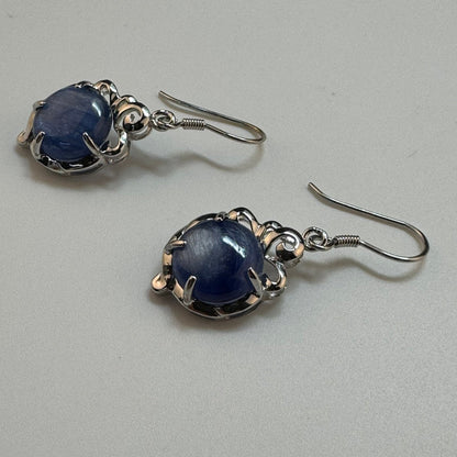 Blue stone earrings in Sterling Silver ÃƒÆ’Ã‚Â¢ÃƒÂ¢Ã¢â‚¬Å¡Ã‚Â¬ÃƒÂ¢Ã¢â€šÂ¬Ã‚Â¹