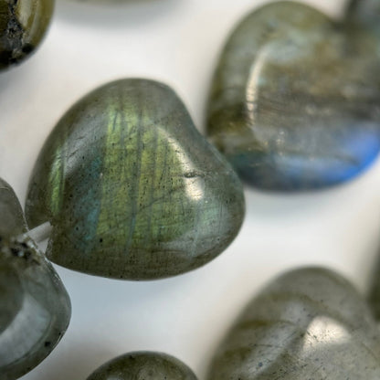Labradorite Heart Beads image 3
