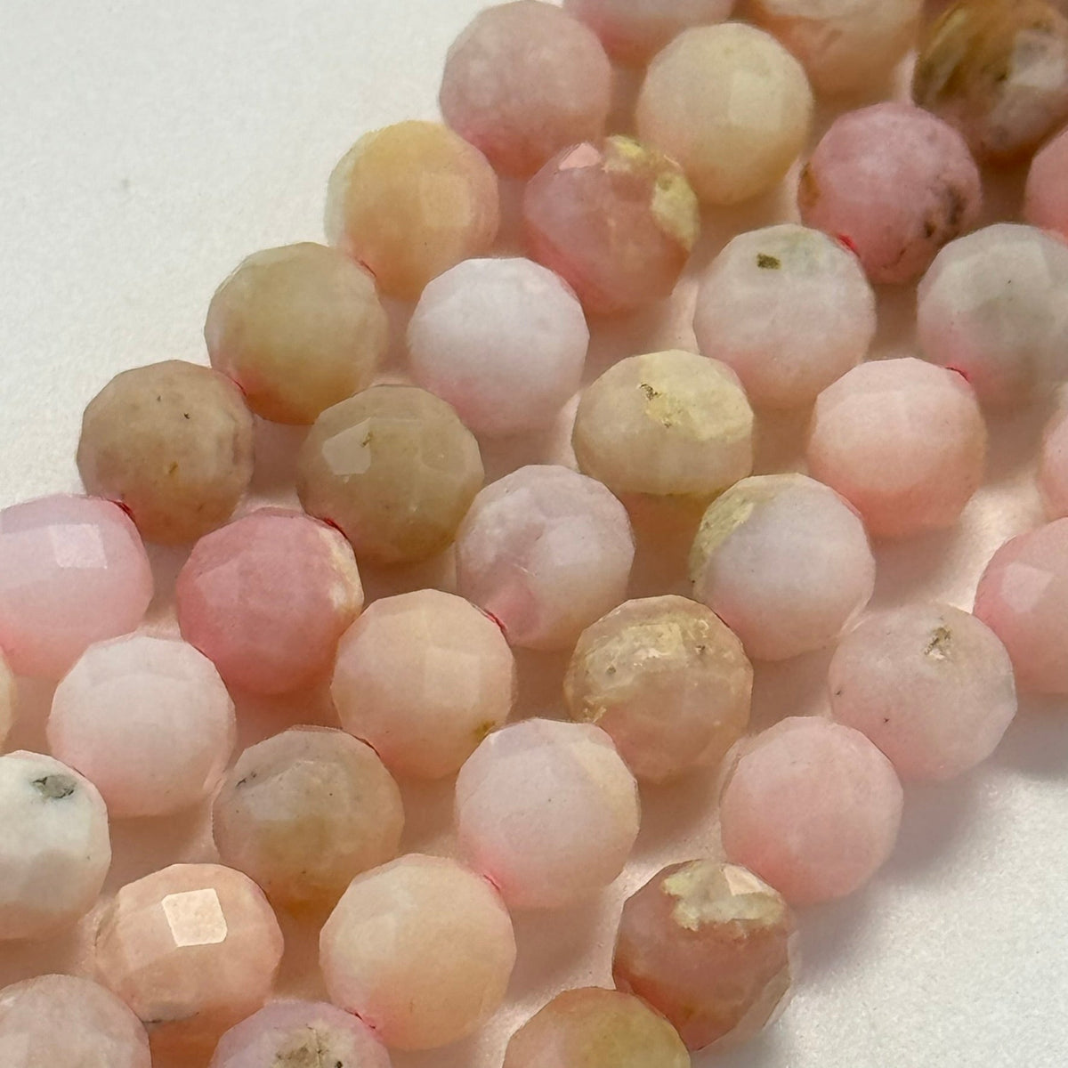 Opal Faceted Round Beads image 3