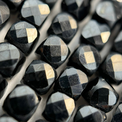 Black Spinel Square Beads image 4