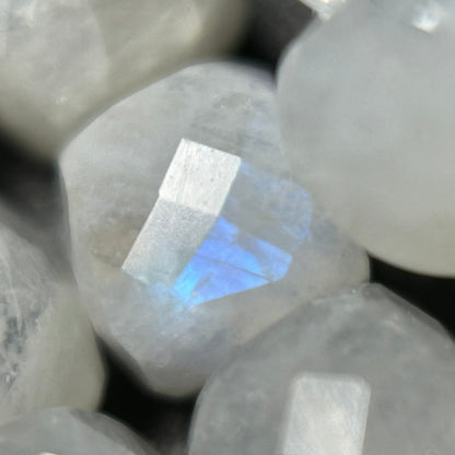 Rainbow Moonstone Square Beads image 3