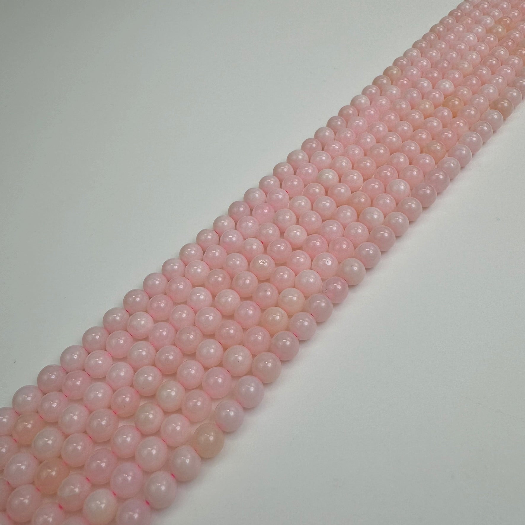 Pink Opal AAAA Polished   Round Beads image 4