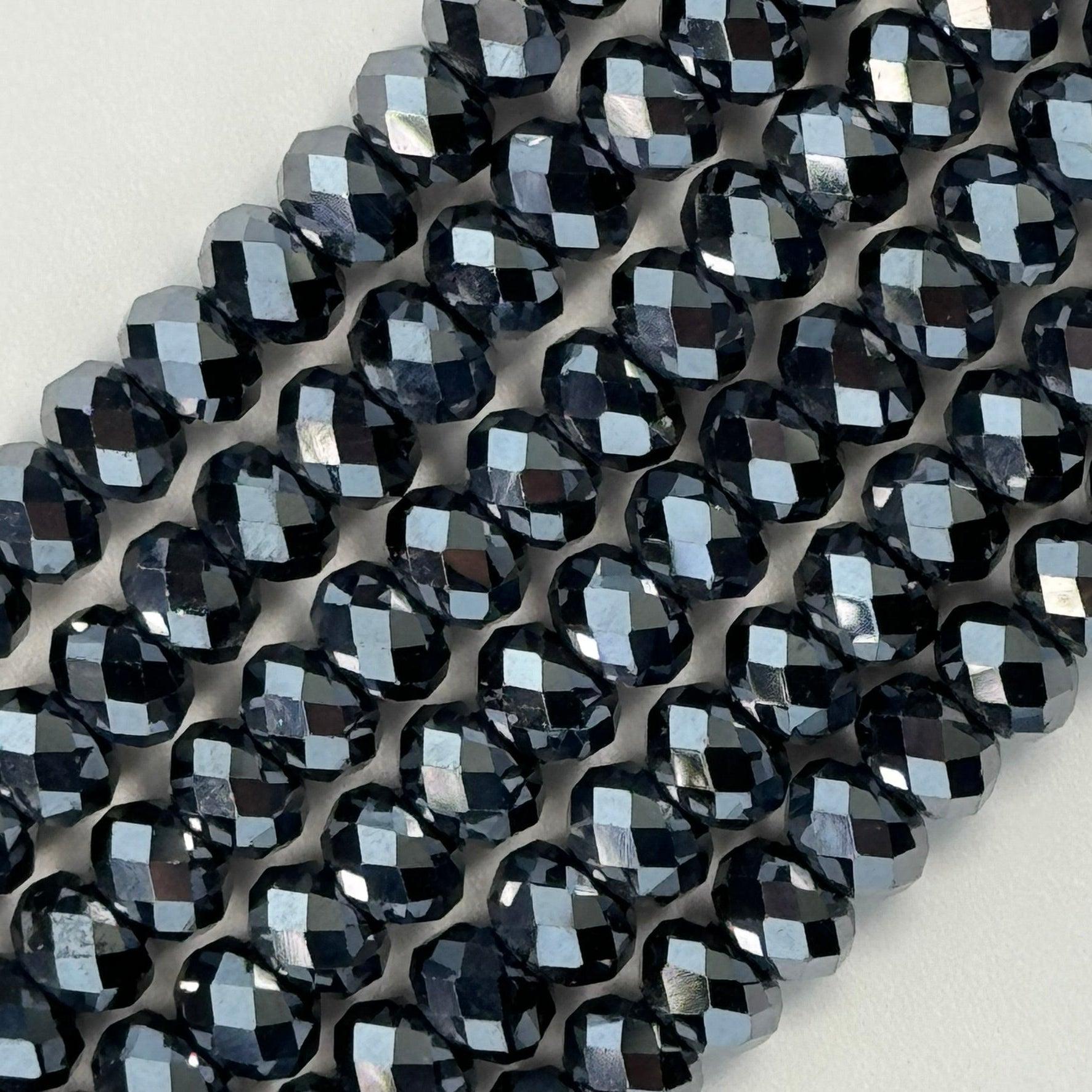 Terahertz Faceted Rondelle Beads image 3