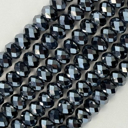 Terahertz Faceted Rondelle Beads image 3