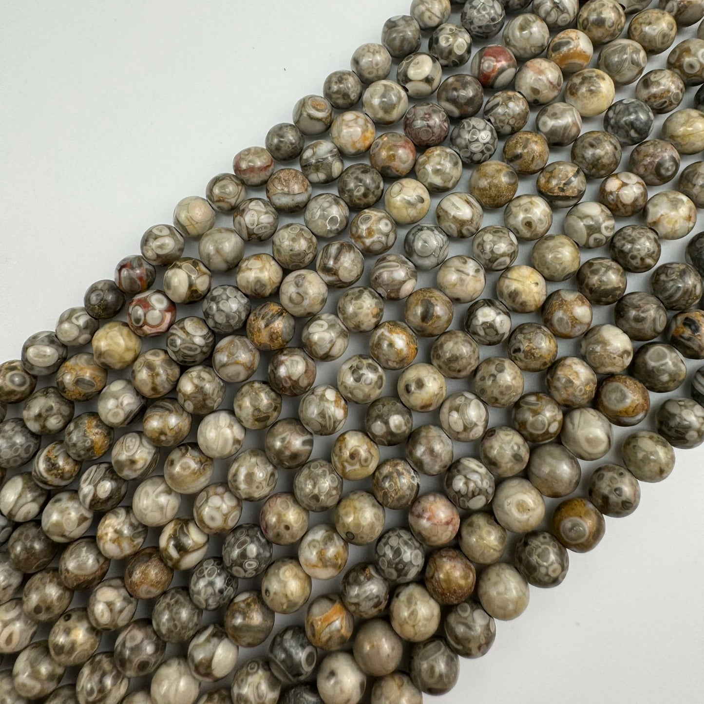 Oolite Polished  Round Beads image 3