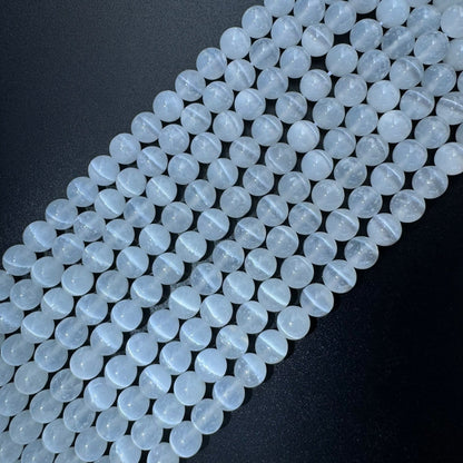 Selenite Polished Round Beads image 2