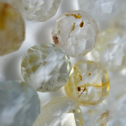 Topaz Faceted Round Beads image 7