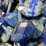 Lapis Lazuli Faceted Pear Shape Beads image 1