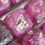 Ruby Glass Filled Square Beads image 5