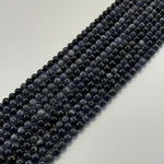 Iolite (Water Sapphire) Polished Round Beads  - 2 image 6
