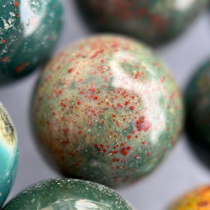 Bloodstone Polished  Round Beads image 4