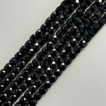 Black Tourmaline Square Beads image 3