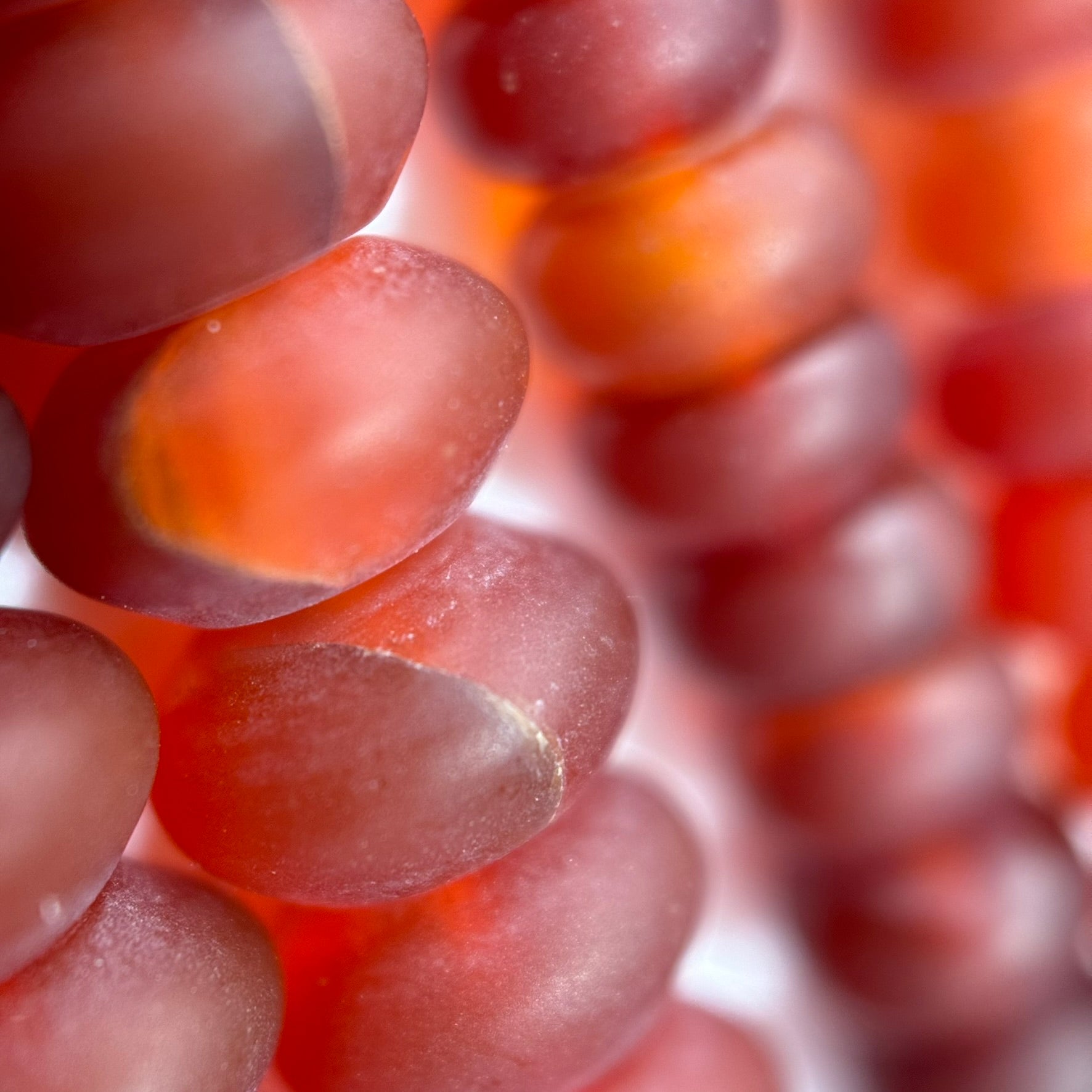 Carnelian Frosted Rondelle Beads image 5
