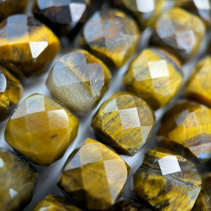 Tiger's Eye Square Beads image 4