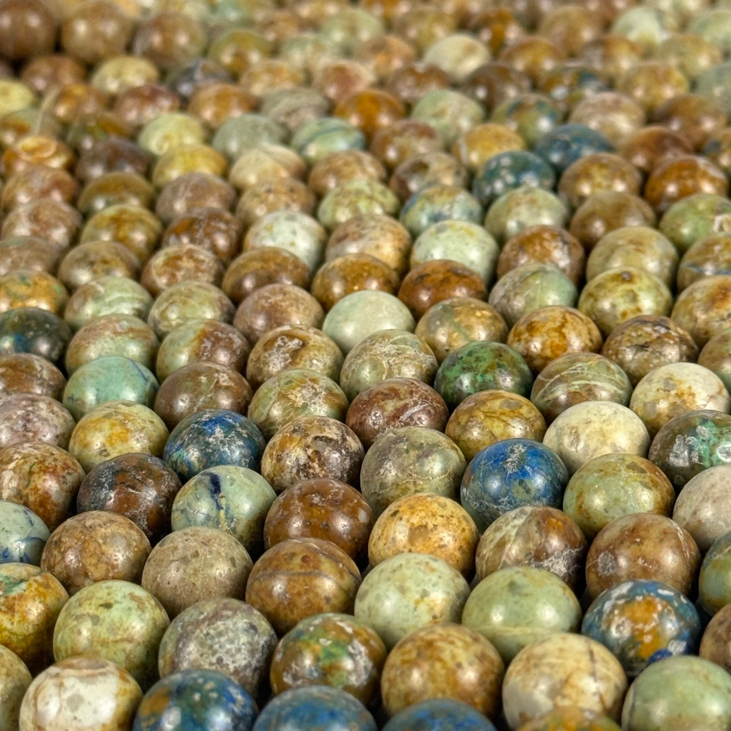 Azurite Polished Round Beads image 7
