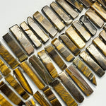 Tiger's Eye Polished Blade Beads image 3