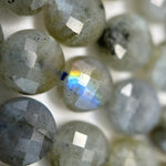 Labradorite Lentils Faceted Beads image 4