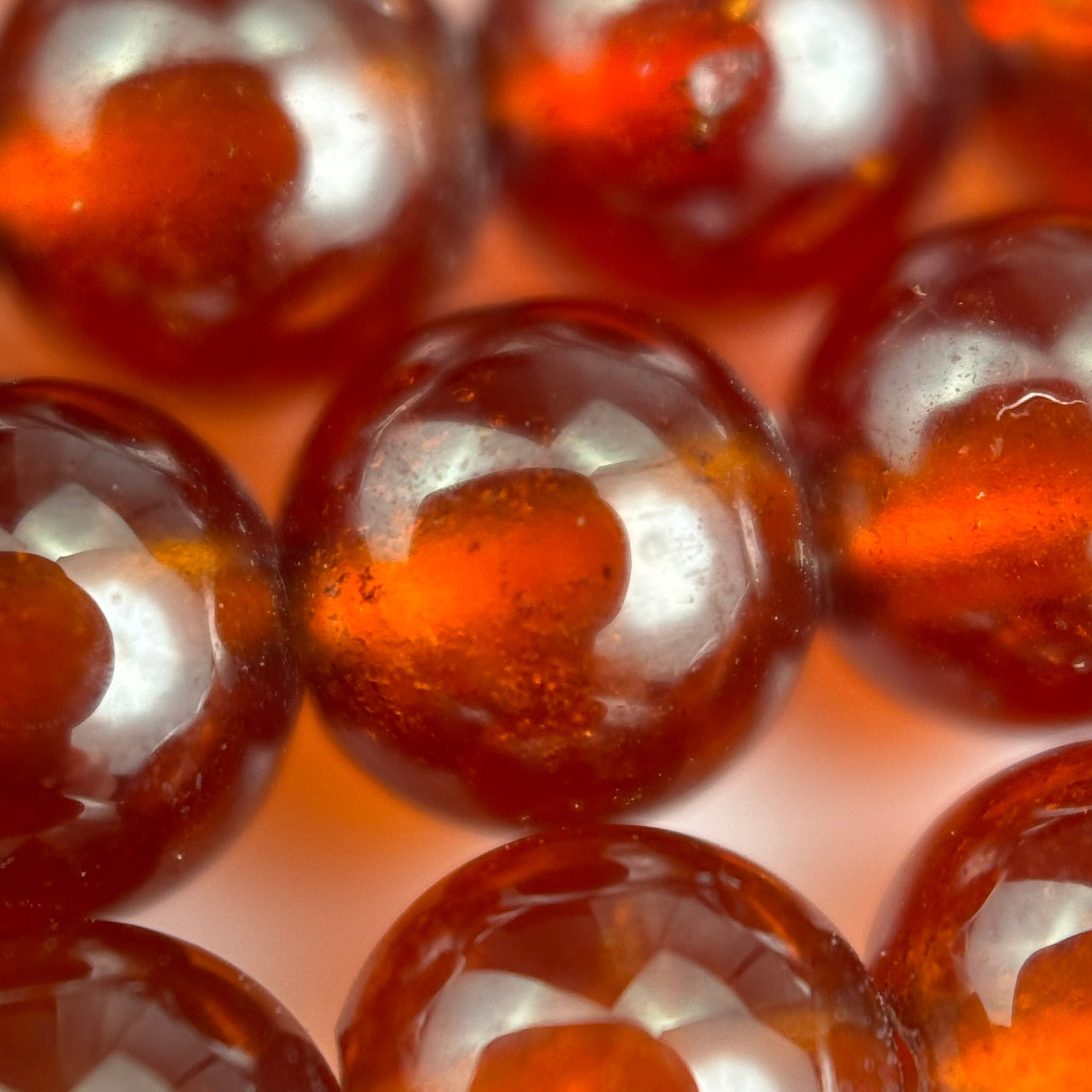 Spessartine Garnet Polished 6mm Round Beads image 5