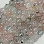 Rose Quartz Lepidocrocite Polished Round Beads image 3