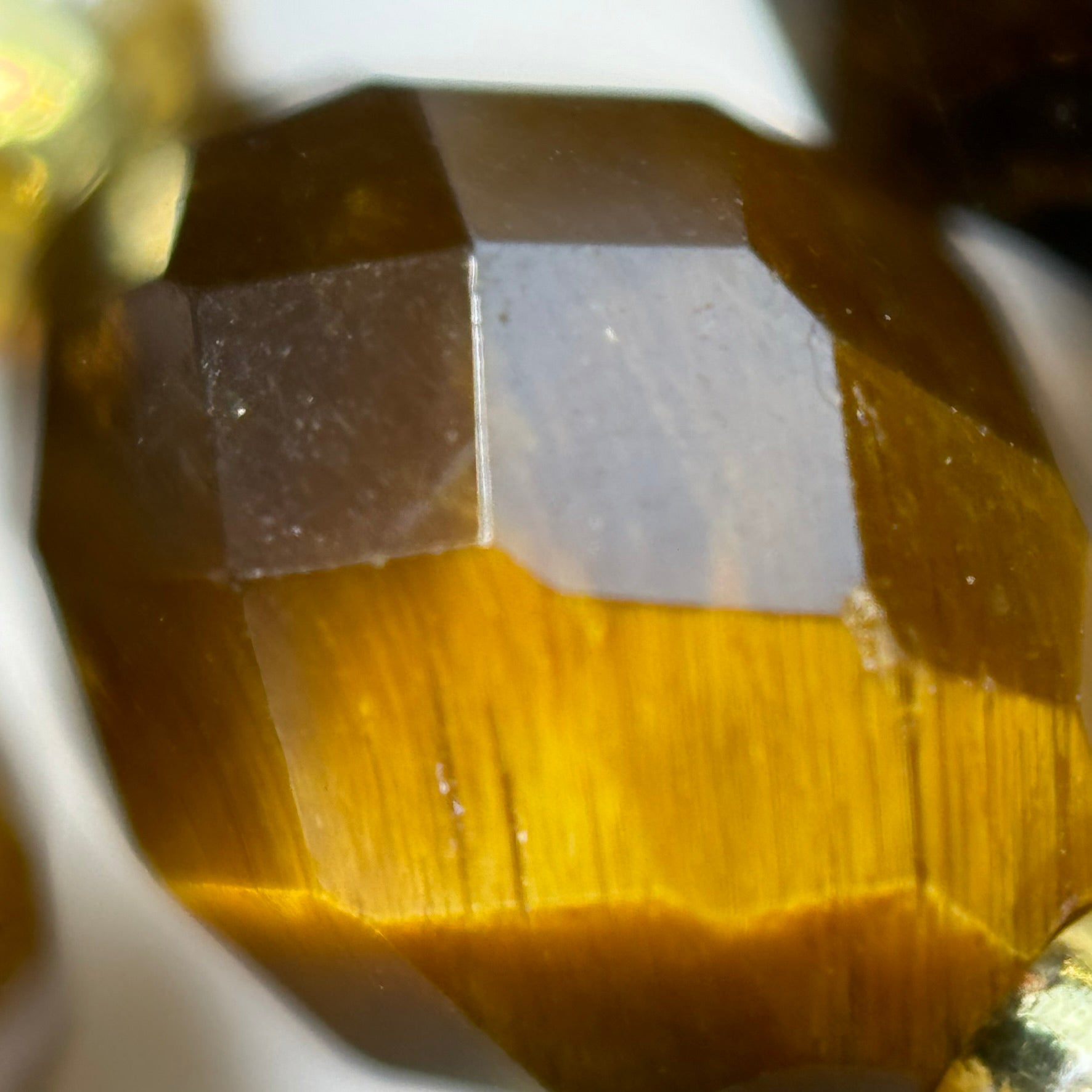 Tiger's Eye Faceted Barrel 8 Beads image 7