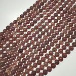 Purple Rose Quartz Polished Round Beads with Star image 3