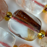 Hematoid Quartz Quartz Rectangular Faceted Cushion Cut Beads10xÂ8 mm Beads image 4