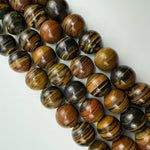 Brown Zebra Jasper Polished Beads (20mm) image 4